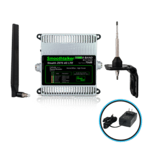 Stealth Z6 70dB 6-Band 4G/5G Ready Cellular Booster Kit with "F" Connectors -BBCZ670GBO