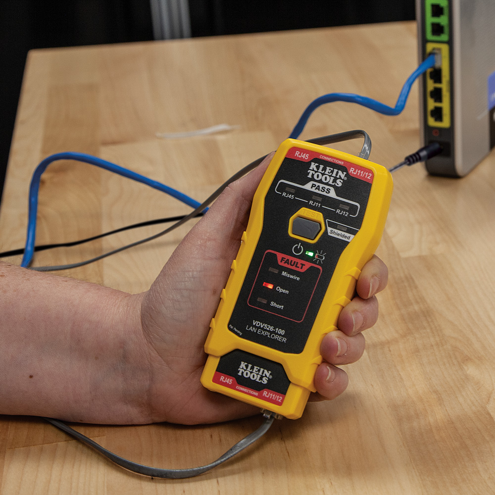 Klein Tools LAN Explorer Data Cable Tester with Remote - Image 9