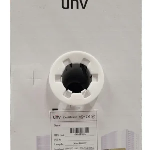 Uniview UTP Cat6 CMR Riser Cable - 305-meter (1000-ft) - Black