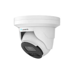 Luminys N5T-4DA2 4MP Outdoor Turret IP Security Camera with LumiDeterrent and Analytics+