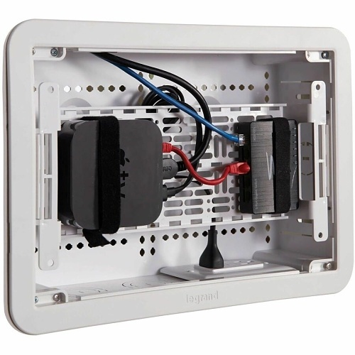 Sanus SA-IWB17-W1 Sanus SA-IWB17 17" TV Media In-Wall Box, White - Image 2