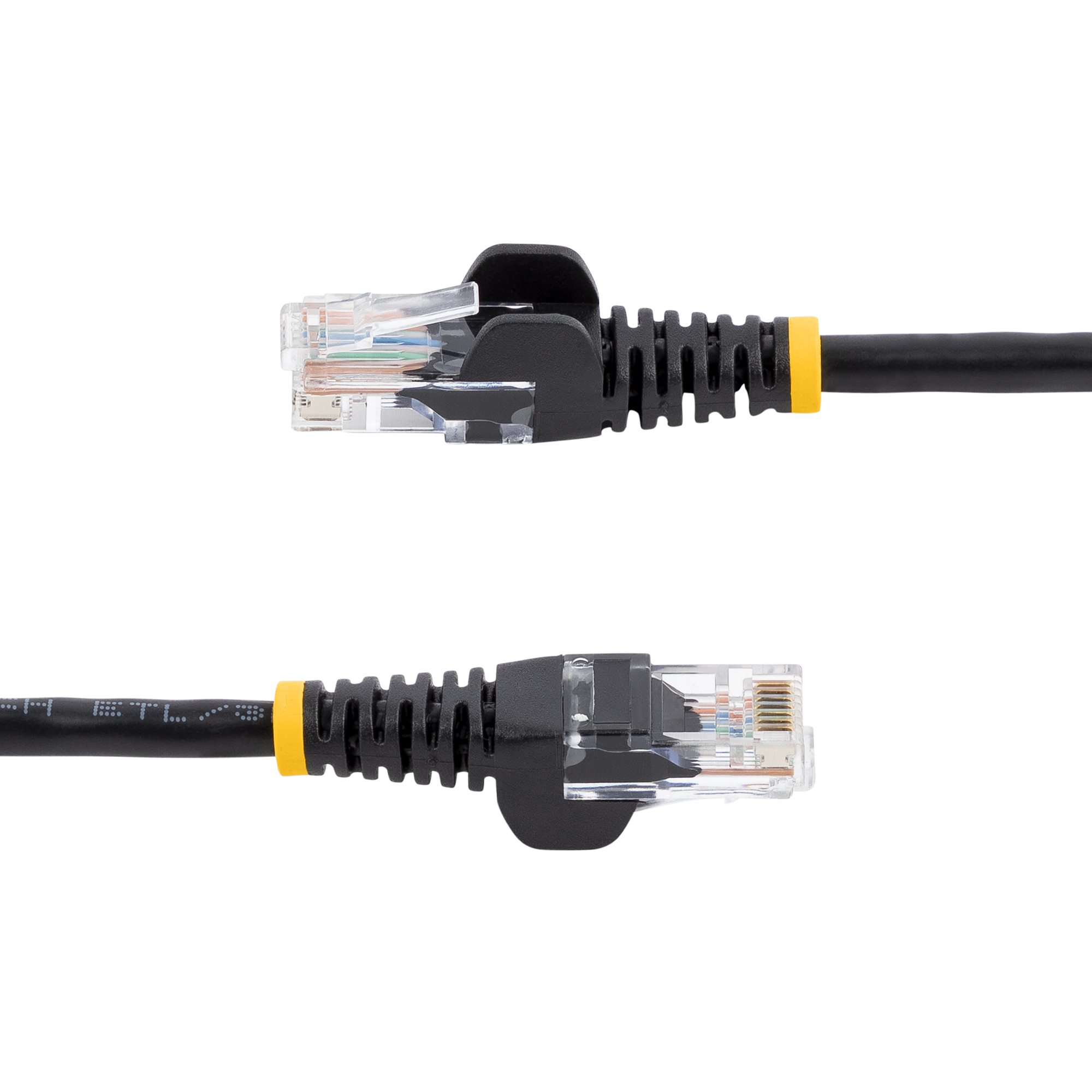 StarTech 25ft Black CAT5e Cable - Snagless CAT5e Patch Cord Network Cable - Gigabit Ethernet Cable - M/M - Image 3