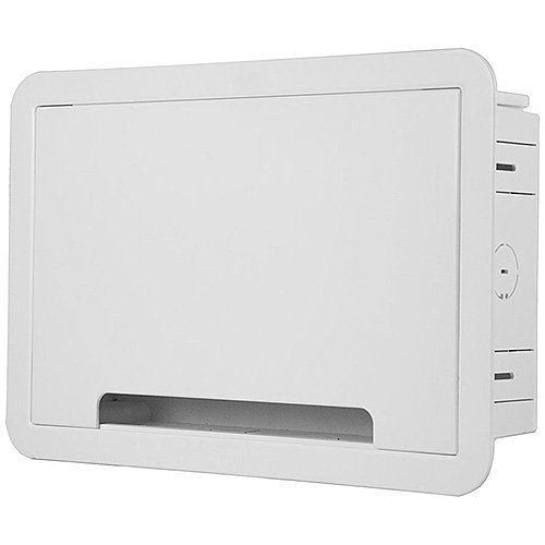 Sanus SA-IWB9-W1 9" TV Media In-Wall Box for Concealing and Organizing Media Devices, White