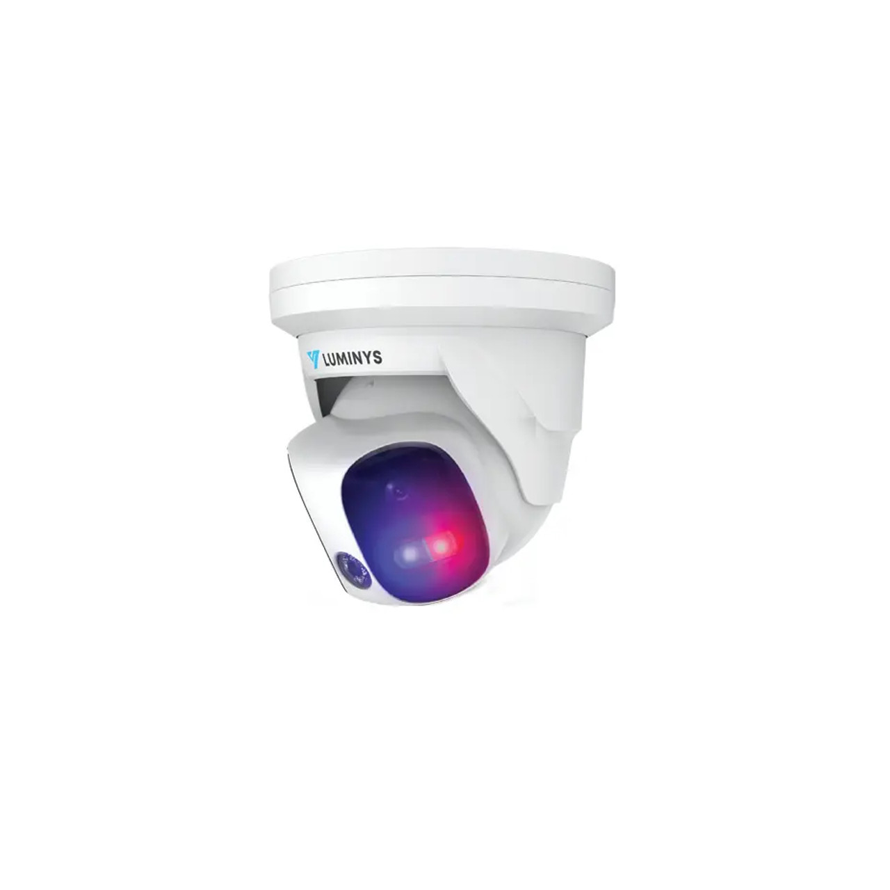 Luminys N5P-8DA2 2x4MP 180° Multi-Sensor Outdoor Turret IP Security Camera with 2.8mm Lens and Built-In IR