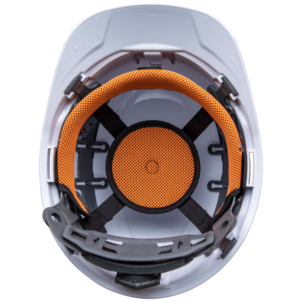 Klein Tools Hard Hat, Vented, Cap Style with Rechargeable Headlamp, White - Image 5