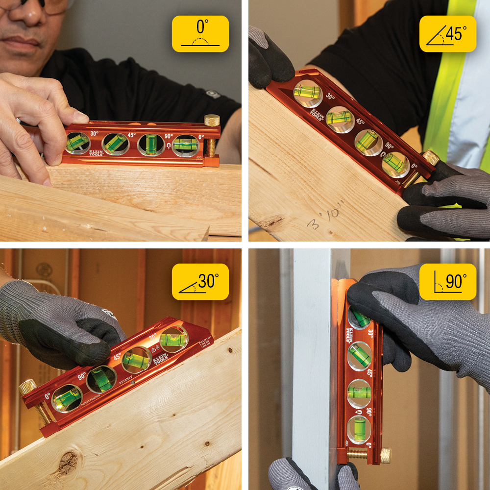 Klein Tools CCU-BEND™ Level, 4 Vial - Image 10