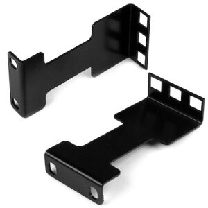 StarTech Server Rack Depth Extender - 1U - 4in / 10 cm - TAA Compliant - Recessed Rack Adapter - Rack Mount Adapter Kit - Network Rack Extender
